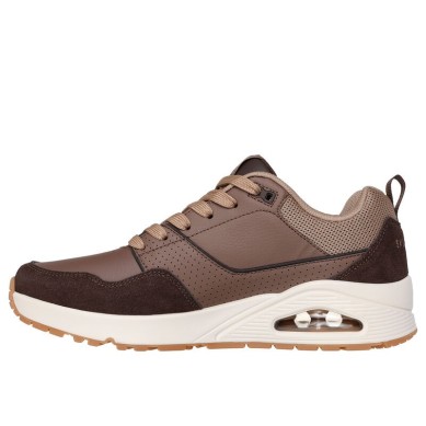ZAPATILLA SKECHERS HOMBRE UNO MARRON 183020BRN