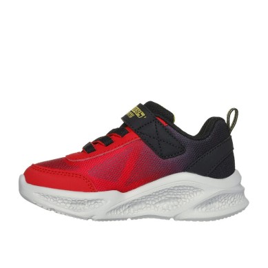 ZAPATILLA BEBE SKECHERS 401495N RDBK ROJA  LUCES