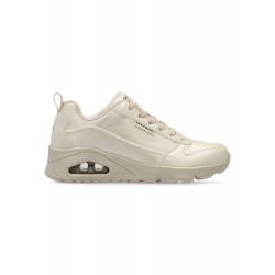 SKECHERS UNO GALACTIC GAL MUJER 177104/OFWT BEIGE CLARO PIEL