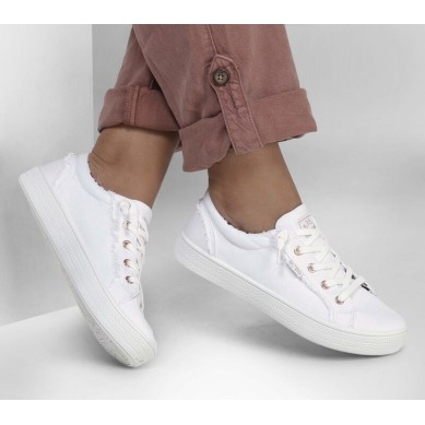 SKECHERS BOBS B EXTRA CUTE MUJER 113328/WHT BLANCA LONA
