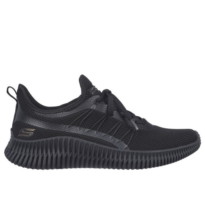 ZAPATILLA SKECHERS MUJER BOBS GEO-NEW AESTHETICS NEGRA 117417/BBK