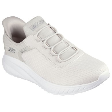 ZAPATILLA SKECHERS SLIP-INS MUJER BOBS SQUAD CHAOS BEIGE 117504/OFWT