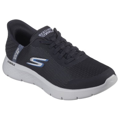 ZAPATILLAS SKECHERS SLIP-INS HOMBRE GO WALK FLEX  216324/BGY NEGRO /GRIS