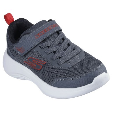 ZAPATILLA SKECHERS NIÑO RESET ACHIEVED NEGRA VELCRO NEGRA