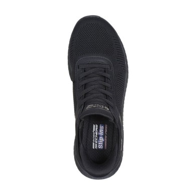 ZAPATILLA SKECHERS SLIP-INS MUJER BOBS SQUAD NEGRA 117497/BBK