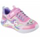 ZAPATILLA NIÑA SKECHERS S-LIGHTS UNICORN CHASER 302298L PKMT
