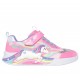 ZAPATILLA NIÑA SKECHERS S-LIGHTS UNICORN CHASER 302298L PKMT