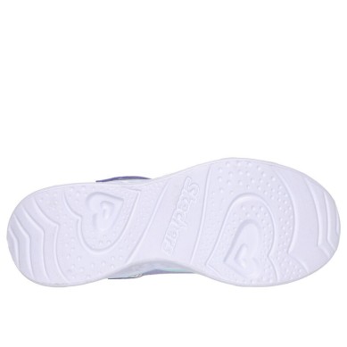 ZAPATILLAS SKECHERS RETRO HEARTS 302689L LVMT LUCES NIÑA MORADA