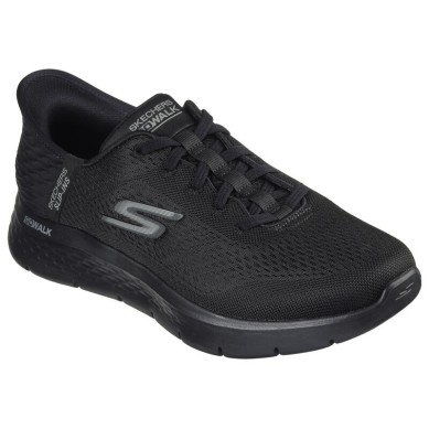 ZAPATILLAS SKECHERS SLIP-INS HOMBRE GO WALK FLEX-NO MANOS 216324/BBK NEGRA