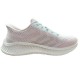 SKECHERS MUJER SLIP-INS  ROSA  BLANCA 125643 WPK