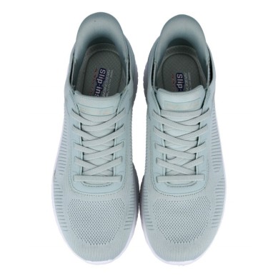 ZAPATILLA MUJER SKECHERS SLIP-INS BOBS SQUAD TURQUESA 117497 SAGE