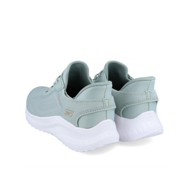 ZAPATILLA MUJER SKECHERS SLIP-INS BOBS SQUAD TURQUESA 117497 SAGE
