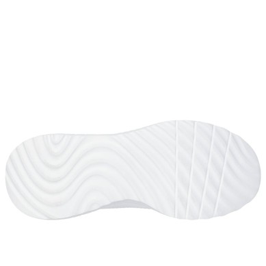 Zapatillas Skechers Bobs Squad Chaos Mujer Blanca 117216/W