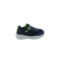 ZAPATILLAS SKECHERS NITRO SPRINT  BEBE 407313N/NVLM AZUL Y VERDE