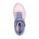 ZAPATILLA BEBE SKECHERS 303714N GYLP ROSA Y GRIS LUCES