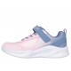 ZAPATILLA BEBE SKECHERS 303714N GYLP ROSA Y GRIS LUCES