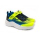 ZAPATILLAS SKECHERS MICROSPEC NIÑO 403926L/YLBL FLUOR Y AZUL