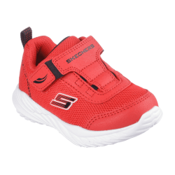 ZAPATILLAS SKECHERS NITRO SPRINT  BEBE 407313N/RDBK ROJA