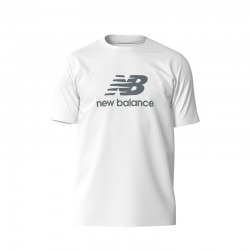 CAMISETA NEW BALANCE HOMBRE MANGA CORTA BLANCA MT41502WT