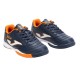 ZAPATILLA JOMA FUTBOL SALA TOLEDO JR 2503 AZUL Y NARANJA