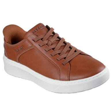SKECHERS SLIP-INS COURT BREAK HOMBRE 183177/COG MARRÓN