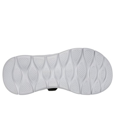 SANDALIAS SKECHERS SLIP-INS HOMBRE GO WALK FLEX-NO MANOS 229210/BKGY NEGRA