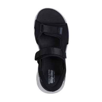 SANDALIAS SKECHERS SLIP-INS HOMBRE GO WALK FLEX-NO MANOS 229210/BKGY NEGRA