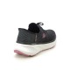 SKECHERS MUJER EDGERIDE-IMPRESSION SLIP-INS 150470/BKPK NEGRA