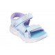 SKECHERS SOLA GLOW SANDALIAS NIÑA 303024L/LBLV AZUL Y MORADO