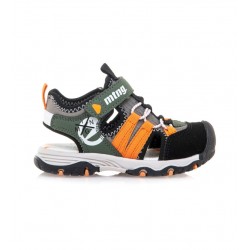MUSTANG 2025 V ATTITUDE SANDALIAS NIÑO 48740 VERDE Y NARANJA