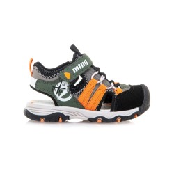 MUSTANG 2025 V ATTITUDE SANDALIAS NIÑO 48740 VERDE Y NARANJA