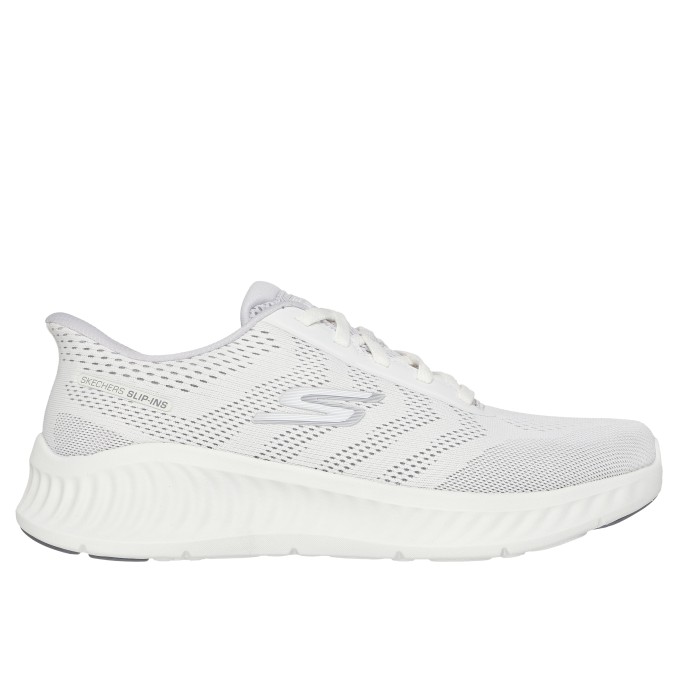 ZAPATILLAS SKECHERS SLIP-INS HOMBRE GO WALK NOW-PAYTON NO MANOS 216375/WGY BLANCA Y GRIS