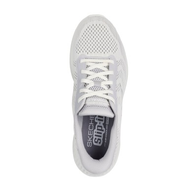 ZAPATILLAS SKECHERS SLIP-INS HOMBRE GO WALK NOW-PAYTON NO MANOS 216375/WGY BLANCA Y GRIS