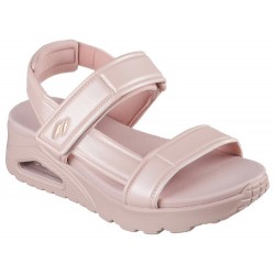 SANDALIAS SKECHERS  MUJER UNO BASICAL ROSA 120016/BLSH