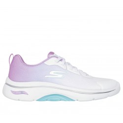SKECHERS MUJER ARCH FIT  2.0 MEREDITH 125333/WLV BLANCA Y LILA