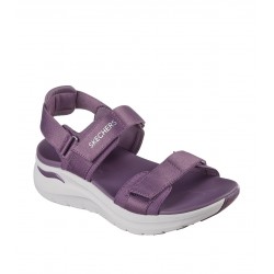 SANDALIA SKECHERS MUJER  ARCH FIT GO GETTER 119465/PLUM MORADA