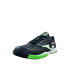 ZAPATILLA JOMA FUTBOL SALA TOLEDO JR 2501 NEGRO Y VERDE
