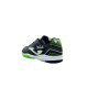 ZAPATILLA JOMA FUTBOL SALA TOLEDO JR 2501 NEGRO Y VERDE