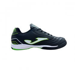 ZAPATILLA JOMA FUTBOL SALA TOLEDO JR 2501 NEGRO Y VERDE