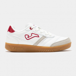 ZAPATILLA JOMA FUTBOL SALA MUNDIAL JR 2502 BLANCA Y BEIGE