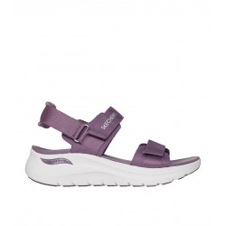 SANDALIA SKECHERS MUJER  ARCH FIT GO GETTER 119465/PLUM MORADA