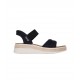 SANDALIAS SKECHERS MUJER BOBS SUN RAY NEGRA 114413/BLK