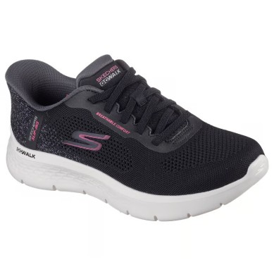 SKECHERS GO WALK FLEX SLIP-INS MUJER 125503/BLK NEGRA