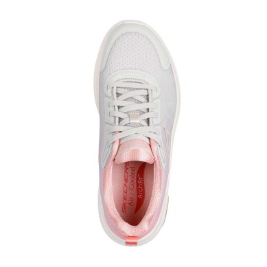 SKECHERS MUJER ARCH FIT  2.0 MEREDITH 125333/NTLP BEIGE Y ROSA