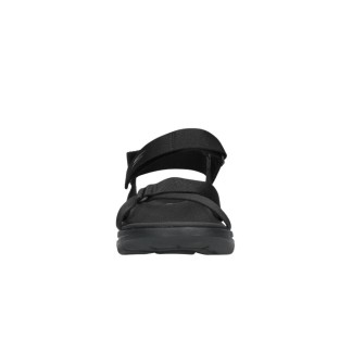 SANDALIA SKECHERS MUJER GO WALK ARCH FIT 140808/BBK NEGRA