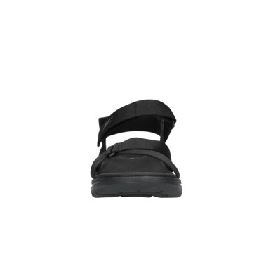 SANDALIA SKECHERS MUJER GO WALK ARCH FIT 140808/BBK NEGRA