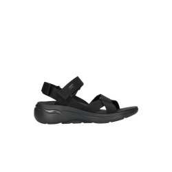 SANDALIA SKECHERS MUJER GO WALK ARCH FIT 140808/BBK NEGRA