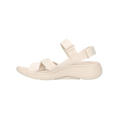 SANDALIA SKECHERS MUJER GO WALK ARCH FIT 140808/NAT NATURAL