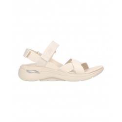 SANDALIA SKECHERS MUJER GO WALK ARCH FIT 140808/NAT NATURAL