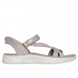 SANDALIA SKECHERS SIL-INS MUJER GO WALK FLEX SANDAL ILLUMINATE 141481/TPE BEIGE